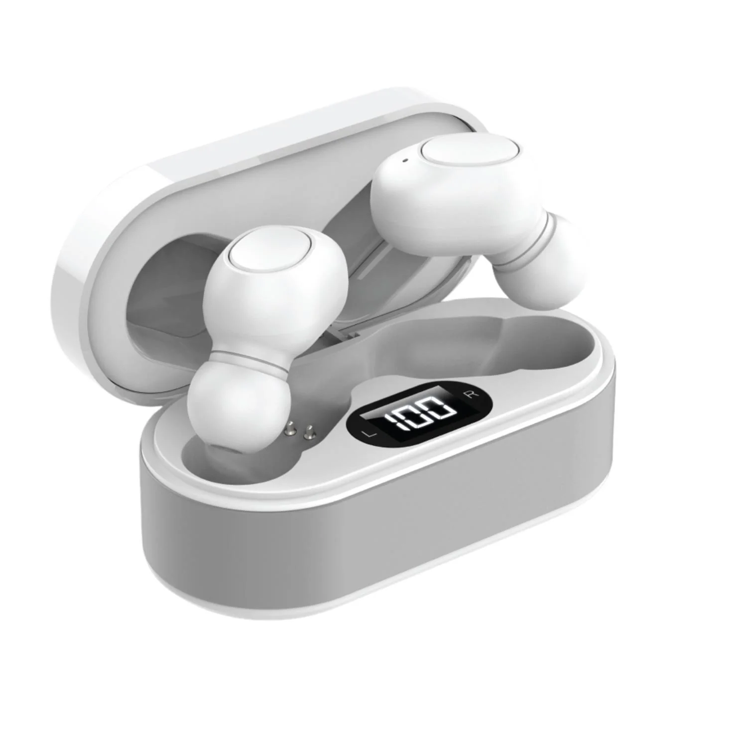 Wellcare TWS Sound Amplified Earbuds (White)