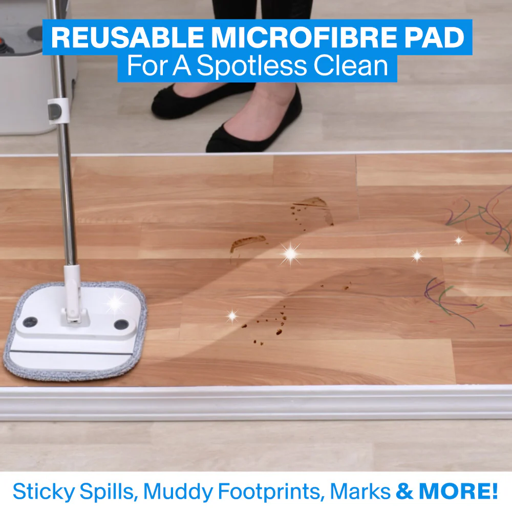 Whistle Mop Self-Cleaning Spin and Dry Mop - Image 7