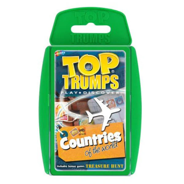 Winning Moves Top Trumps: Countries of the World Board Game