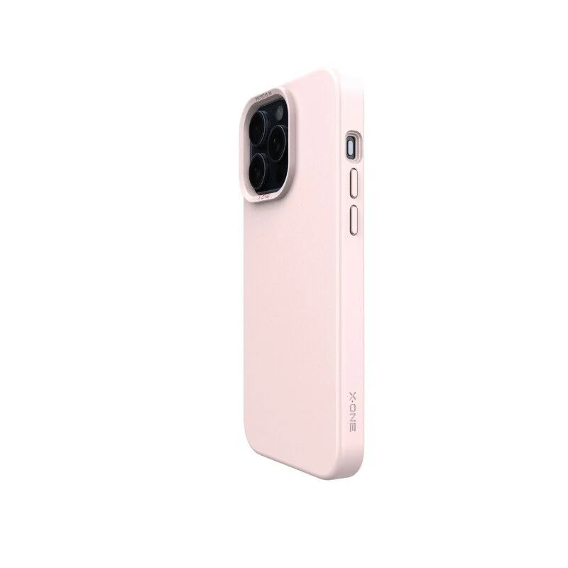 X.One [MagSafe] Dropguard 3S / 3.0 Matte Silicone Case iPhone 15 Pro Pink - Image 2