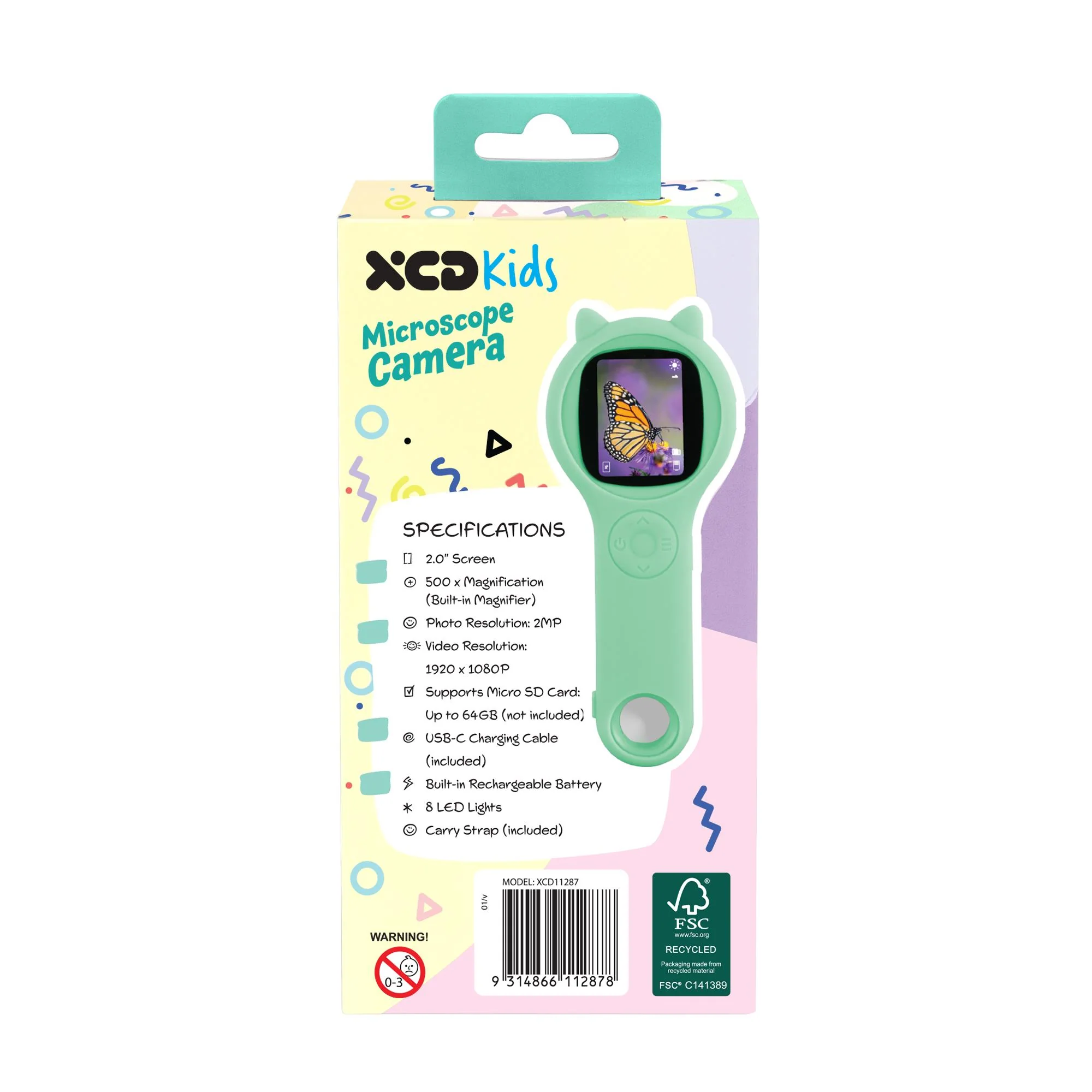 XCD Kids Microscope Camera (Green) - Image 7