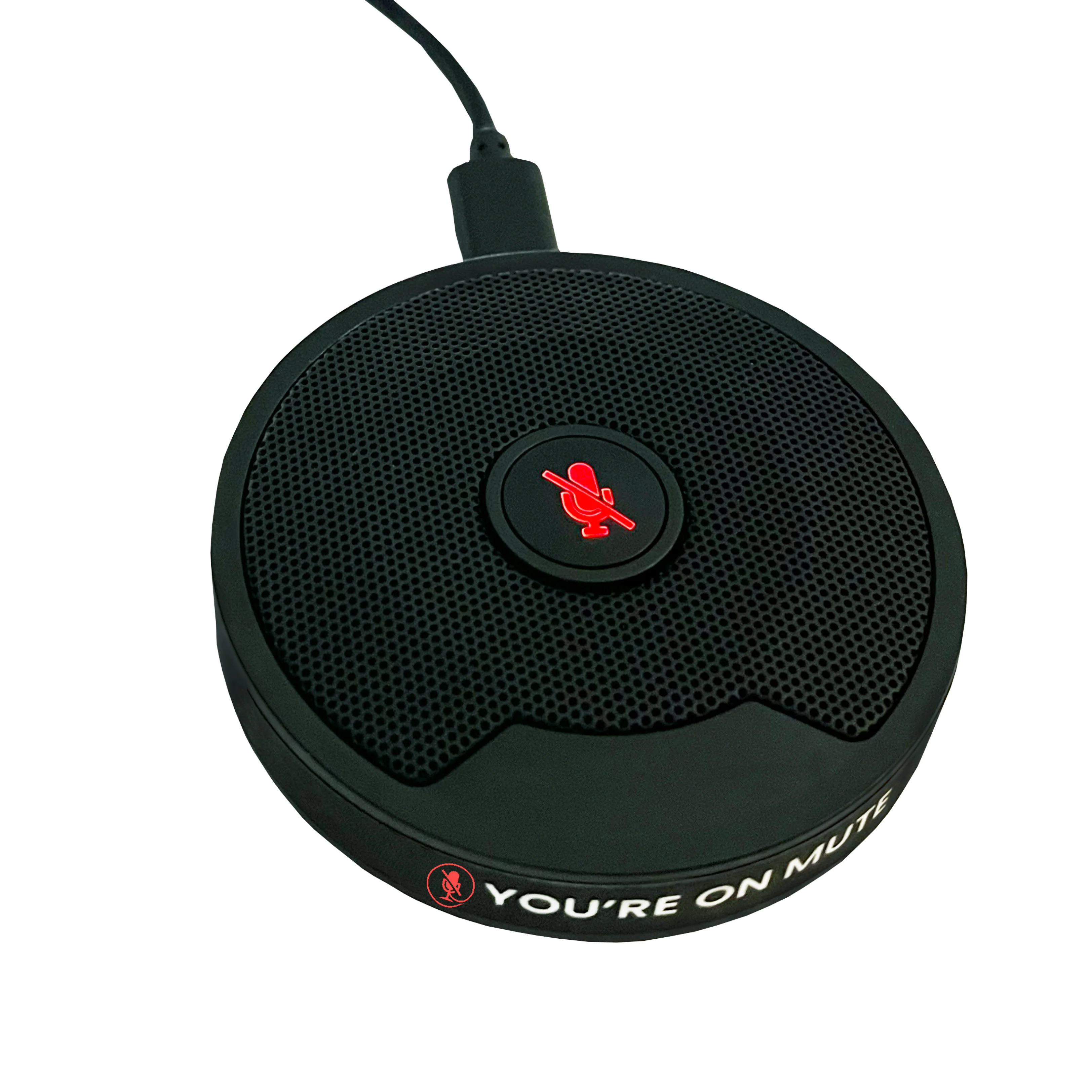 You're On Mute Mic&Mute USB Microphone with Light-Up Mute Button