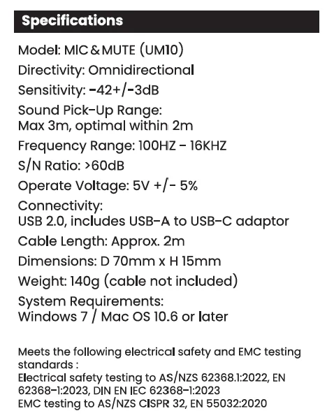 You're On Mute Mic&Mute USB Microphone with Light-Up Mute Button - Image 6