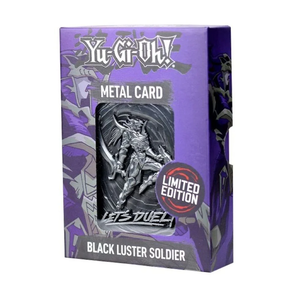 Yu-Gi-Oh Black Luster Soldier Metal Card Limited Edition with Display Stand